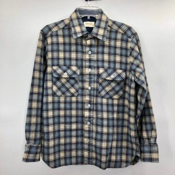 Arrow Other - Vintage Arrow Plaid Flannel Mens M Used Wool Blend